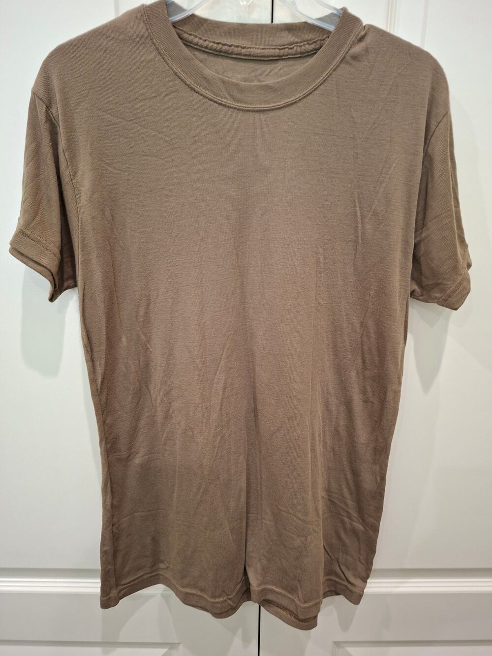 PolarMax Mens T-shirt Medium Brown USGI USA Base Layer